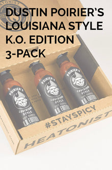 Dustin Poirier Hot Sauce - KO Edition 3 Pack G0