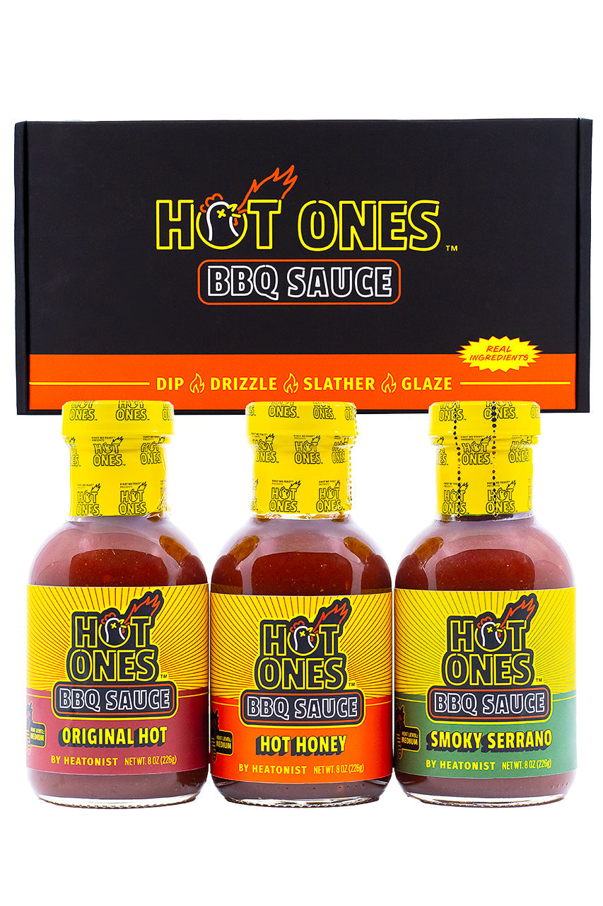 Hot Ones BBQ Trio Pack (Original / Hot Honey / Smoked Serrano) L2