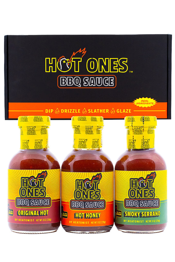 Hot Ones BBQ Trio Pack (Original / Hot Honey / Smoked Serrano) L2