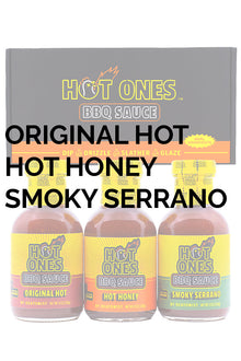 Hot Ones BBQ Trio Pack (Original / Hot Honey / Smoked Serrano) L2
