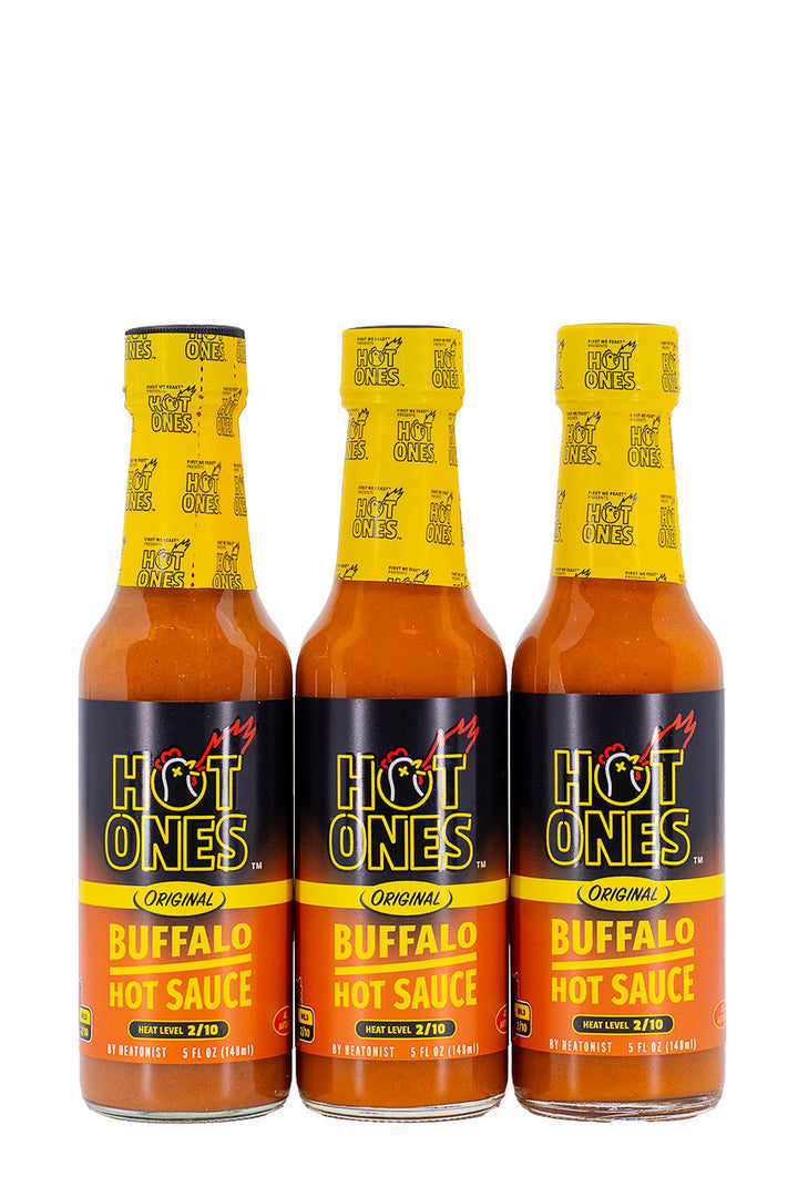 Buffalo Hot Sauce 3-Pack | Hot Ones Hot Sauce W2