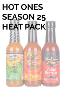 Hot Ones Hot Sauce Heat Pack - Season 25 S6