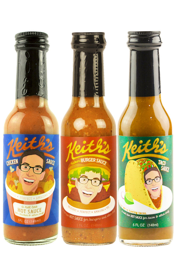 Keith's Hot Sauce Trio Pack R1